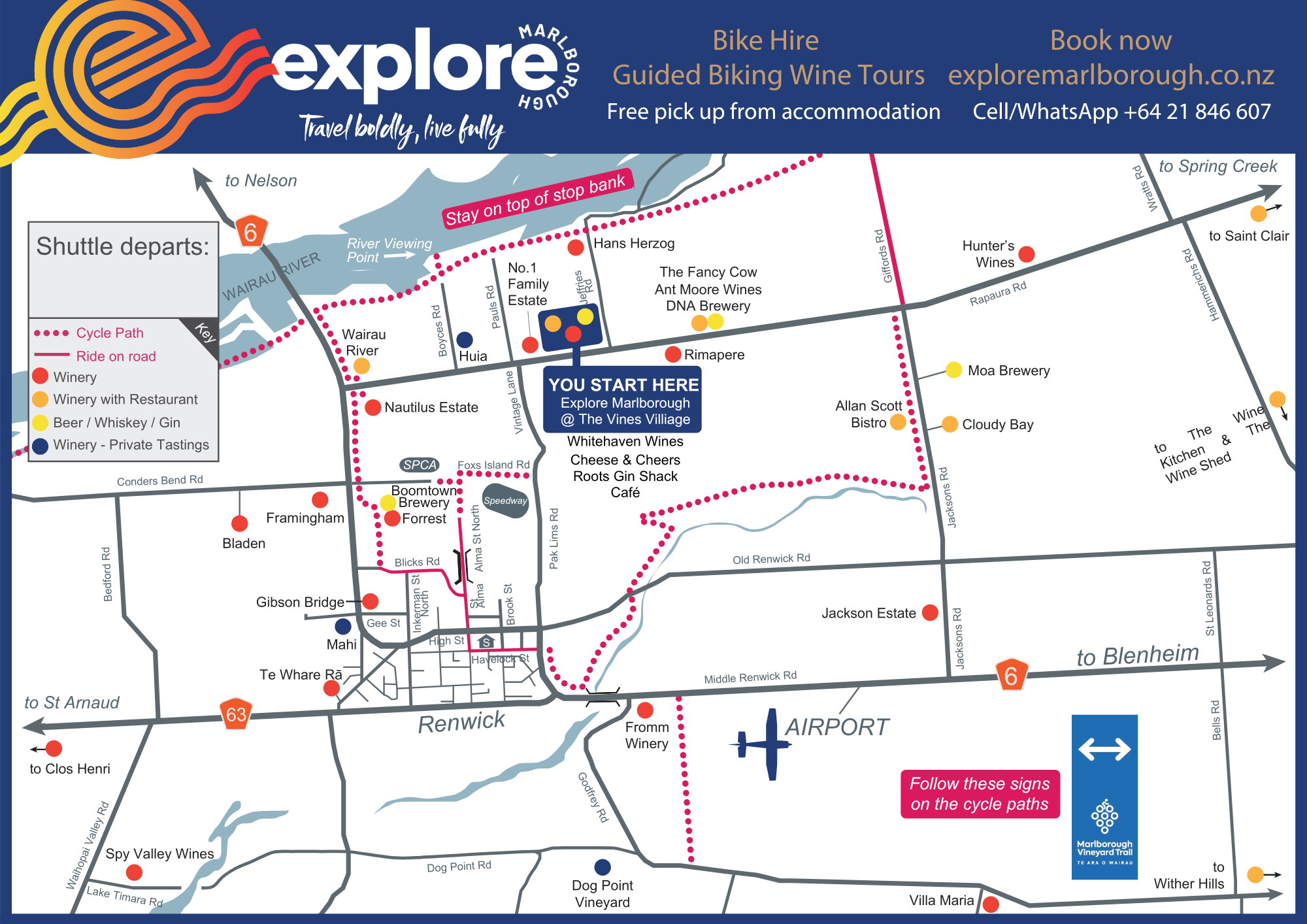 Explore Marlborough Wine Map 2025-26